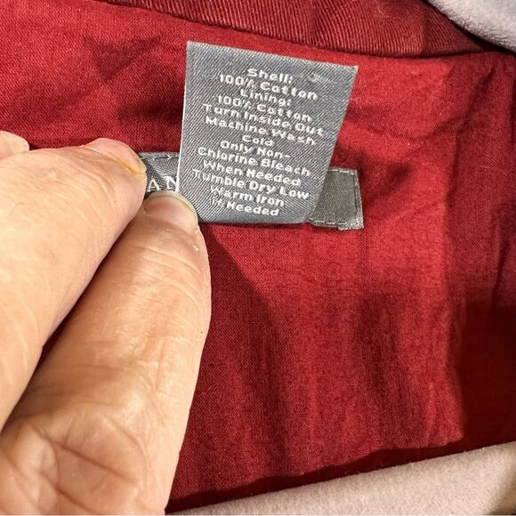 Vintage Cut Ann Taylor Jacket Brick Red Medium 2 Button Pockets - Picture 5 of 6